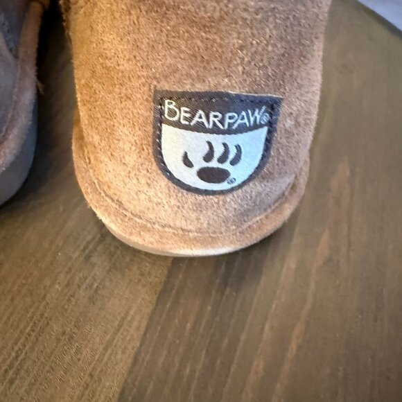 Bearpaw Women's Eva Short Hickory Winter Boots Size 10 Brown Beige - Picture 7 of 10